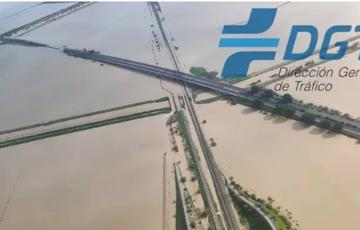 Vista aérea de la zona afectada