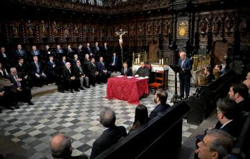 Este sábado se ha celebrado el cabildo de toma de horas en la Catedral de Cádiz. 