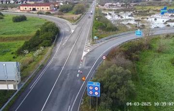 Imagen de la vía cuya comunicación ha sido reestablecida