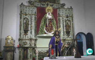 La cofradía de Oración en el Huerto celebra el primer día del triduo de Cuaresma en honor a sus titulares.