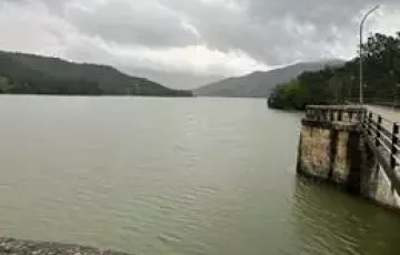 Imagen actual del pantano de los Hurones, en la demarcación hidrográfica del Guadalete-Barbate en la provincia de Cádiz.