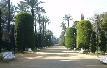 El parque Genovés permanecerá cerrado por el temporal durante la jornada de este jueves. 