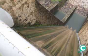 El pantano de los Hurones actualmente ocupa el 76,3% de su capacidad de las mayores de la provincia