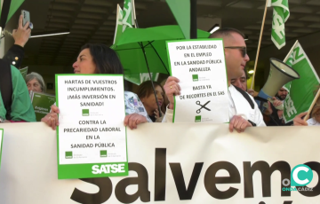 Protesta por los últimos actos de violencia hacia el personal sanitario en la provincia