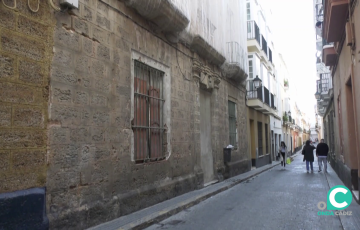 Imagen de la calle Soledad en la capital gaditana