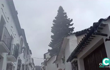 La localidad de Grazalema, una de las que más se espera reciba precipitaciones cuantiosas