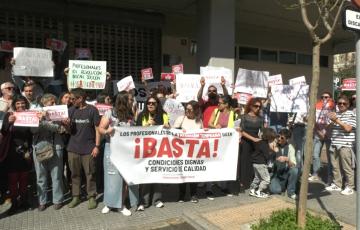 Los profesionales de atención temprana reivindican dignidad y calidad para el servicio.