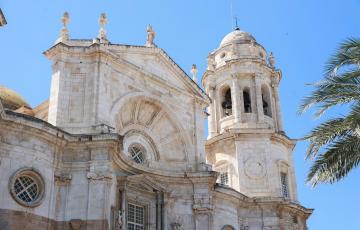 Detalle de la Catedral de Cádiz.