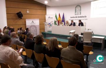 La sede de la delegación del Gobierno de la Junta en Cádiz acogió la presentación de los nuevos incentivos integrados.