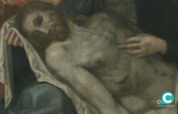 Detalle del cuadro de Pedro de Campaña