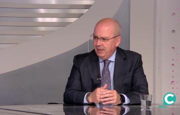 Javier Sánchez Rojas, en una entrevista en un espacio de Onda Cádiz. 