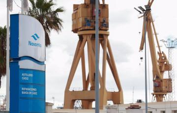 La plantilla de los astilleros de Cádiz ha recibido bien la noticia de la renovación del contrato. 