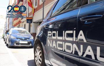 Vehículos de la Policía Nacional, en una imagen de archivo.