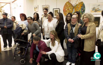 Protagonistas del acontecimiento durante el acto