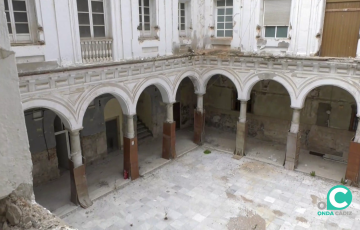 Patio del antiguo centro educativo en una imagen de archivo
