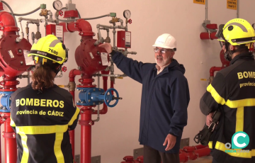 El inspector Felipe Gómez durante una de las explicaciones en la jornada de este miércoles