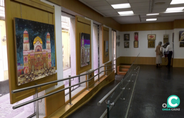 Algunas de las creaciones de la muestra listas para salir a puja