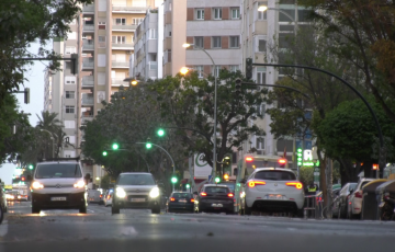 Imagen de la avenida principal el pasado lunes