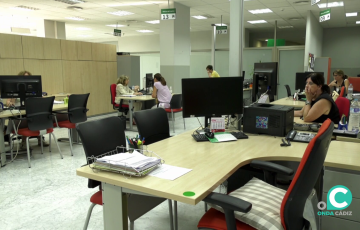 Oficina del servicio andaluz de empleo en la capital gaditana