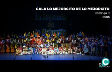 'Lo Mejorcito de lo Mejorcito' pondrán seguirlo este domingo en directo en Onda Cádiz.