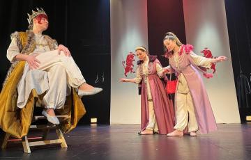 Representación de la obra 'La Reina Brava' en Segovia. 