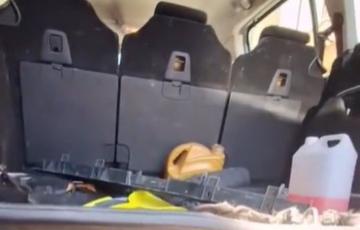 Habitáculo creado para esconder la droga en una furgoneta intervenido en Chipiona