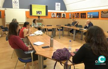 Seminario de cine documental impartido por Marianela Vega.