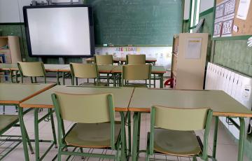Imagen de archivo del aula de un centro educativo