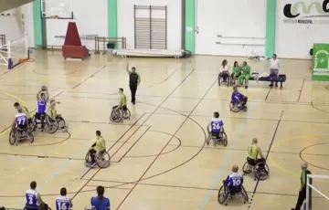 Campeonato de silla de ruedas celebrado en el Pabellón Ciudad de Cádiz en una imagen de archivo
