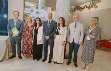 Inauguración de la tercera Jornada de Servicios Profesionales Farmacéuticos organizada por el Colegio de Farmacéuticos de Cádiz.