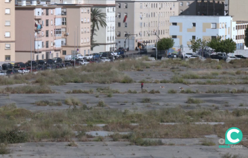 Terrenos donde se construirá el nuevo hospital de Cádiz. 