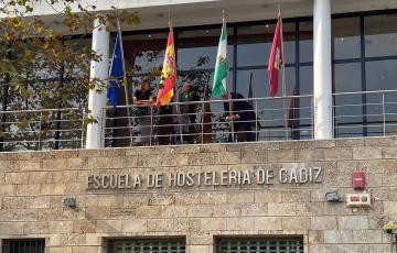 Fachada de la Escuela de Hostelería de Cádiz