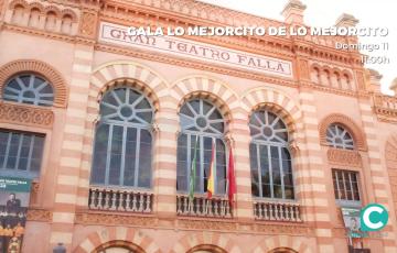 El Gran Teatro Falla sirve de escenario para acoger la gala 'Lo Mejorcito de lo Mejorcito'.