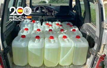 Incautadas 1.450 litros de gasolina destinado al suministro de narcolanchas.