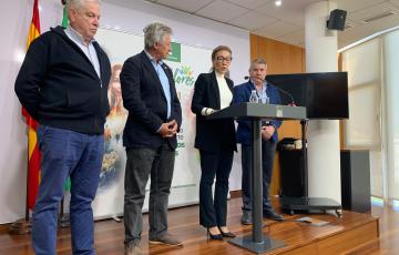 La delegada territorial de Turismo, Cultura y Deporte de la Junta en Cádiz, Tania Barcelona, informa sobre las ayudas de la 'Red de ganadores' de fomento del patrocinio deportivo. 