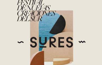Cartel que ilustra el primer Festival de Nuevas Creaciones del Sur, SURES.