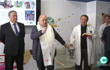Un momento de la bendición de las nuevas instalaciones en el centro hospitalario