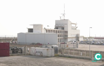 Estado actual de las instalaciones en la Punta de San Felipe Neri