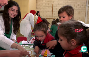 Los pequeños del centro educativo gaditano disfrutaron con la experiencia