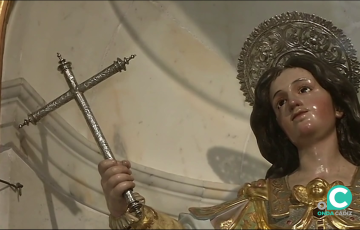 Una de las imagenes de la afamada escultora que actualmente se encuentran en el templo catedralicio