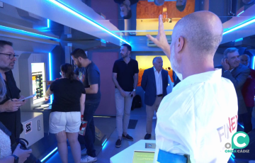 Un momento de la experiencia con aires de ciencia ficción