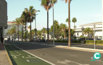 Imagen del interior del recinto fiscal