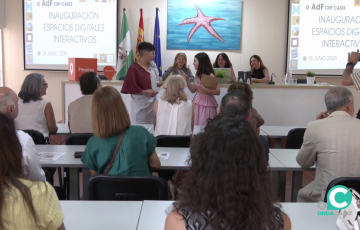 Estudiantes en un aula de un centro educativo de la capital gaditana. 
