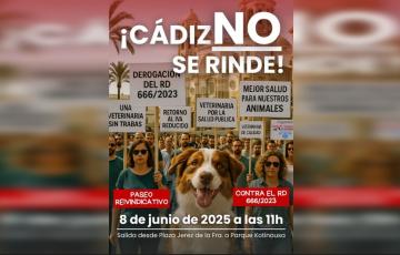 El Colegio de Veterinarios sale a la calle para pedir la derogación del Real Decreto 666/23.