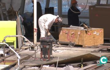 Trabajador del sector del metal en la provincia de Cádiz. 