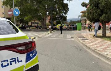 Lugar del siniestro en la localidad campogibraltareña