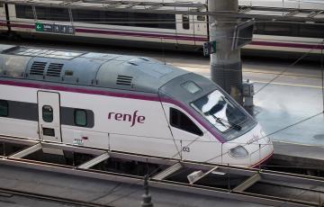 Trenes de Renfe.