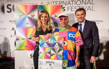 La presidenta de la Diputación de Cádiz y el alcalde de Cádiz en el acto del South International Series Festival