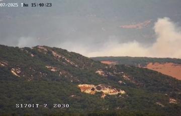 Imagen aerea del lugar del siniestro