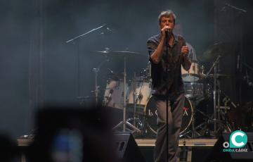 Javier Ojeda durante su actuación este viernes.